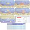 Prop Money Checkbook Set - Math Manipulatives & Fake Checks - Homeschool Supplies & Financial Literacy for Kids - Realistic Money Simulation - Sea Animal Theme, 6 x 3 in, 150 Sheets